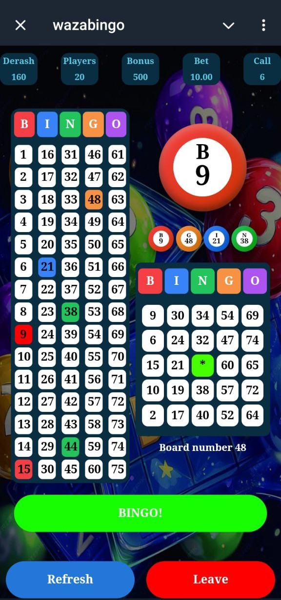 Waza Bingo